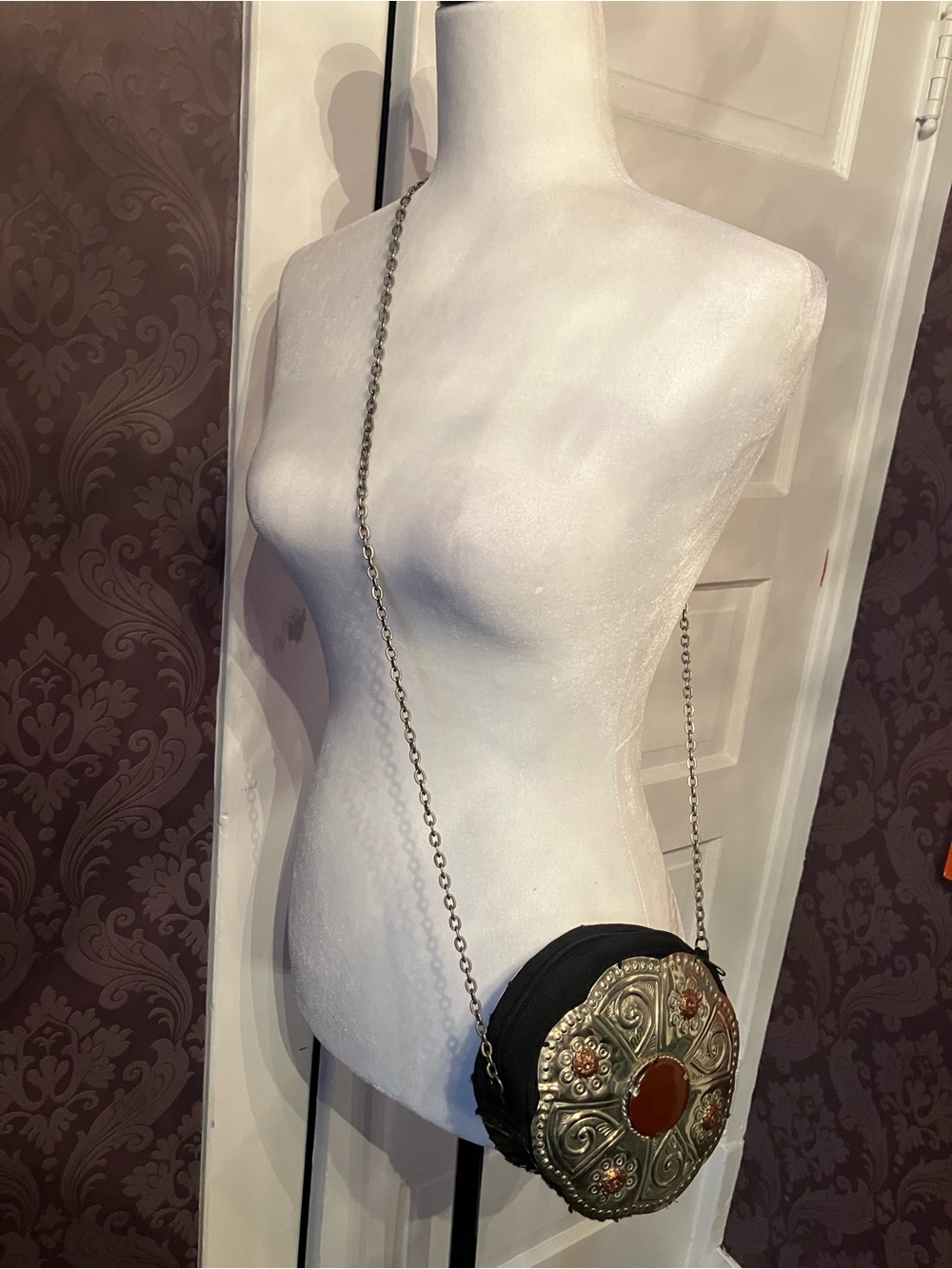 Free People Bohemian “Tambourine” Crossbody Bag